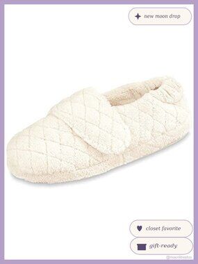 Acorn Women's Spa Wrap Slippers Terry Mocc Sole